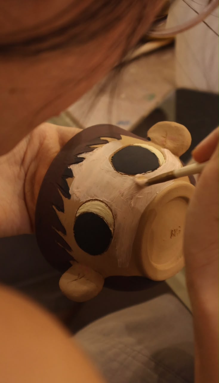 Thrown wheel, painting, and delivery experience
